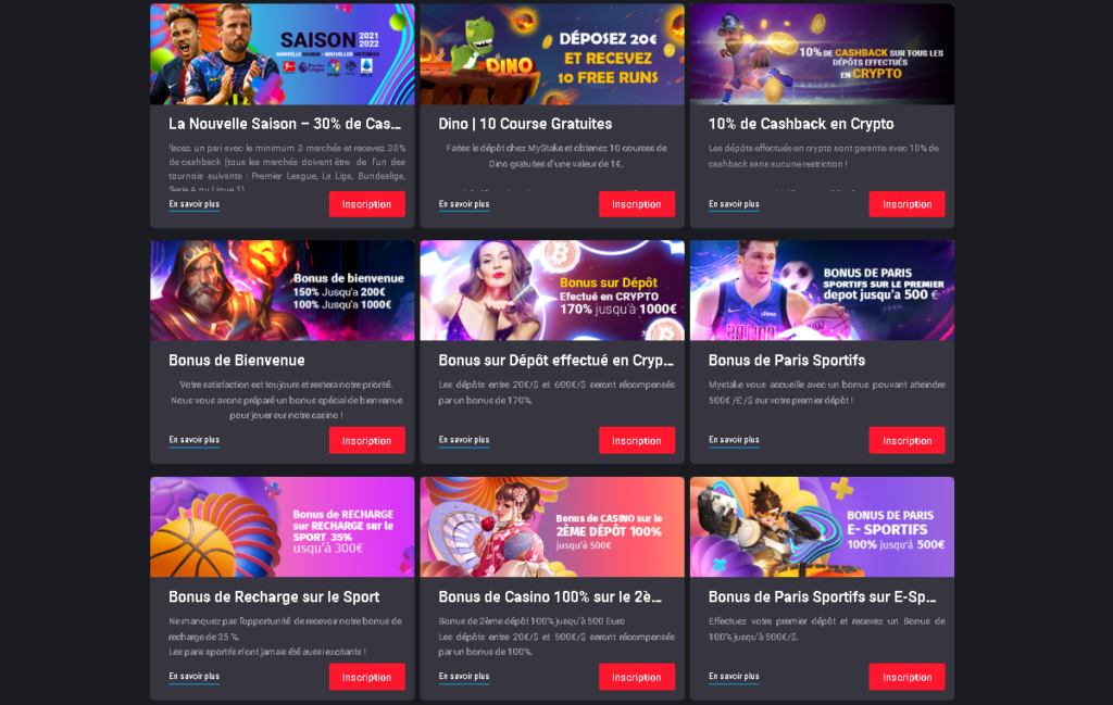 MyStake Casino Promotions